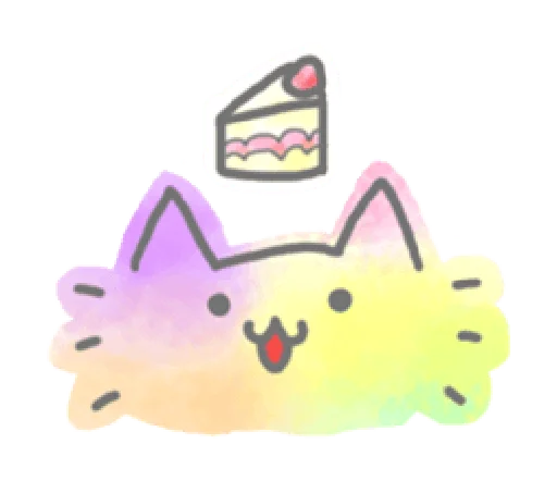 Telegram stiker «Marble Cat Pack» 🍰