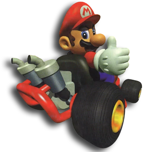 Telegram stiker «Mario Kart» 🚗