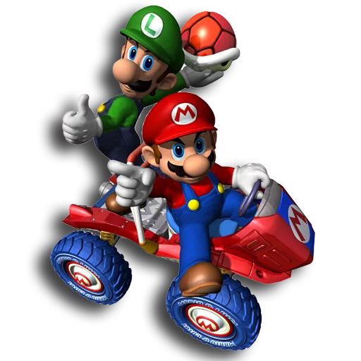 Telegram stiker «Mario Kart» 👥