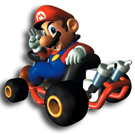 Telegram stiker «Mario Kart» 🚗