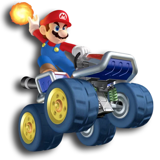 Telegram stiker «Mario Kart» 🔥