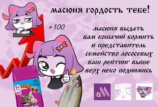 Telegram stiker «Масюня» 😀