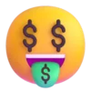 Эмодзи Telegram «Material Emoji» 🤑
