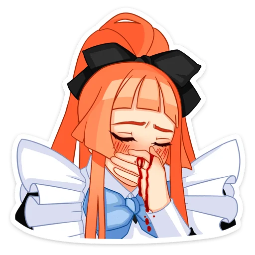 Telegram Sticker «Мей» 🤕