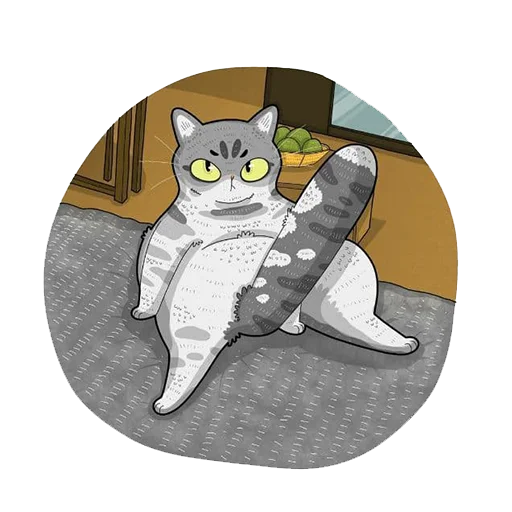 Telegram stiker «Cat^^» 😉