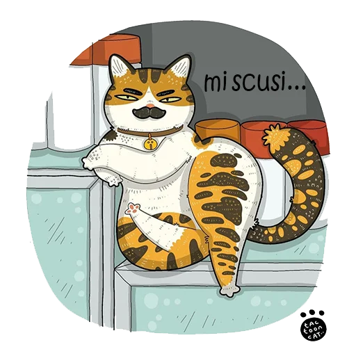 Telegram stiker «Cat^^» 😄