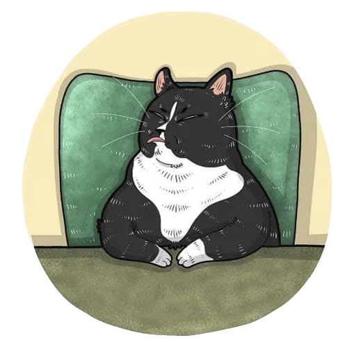 Telegram Sticker «Cat^^» 🤨