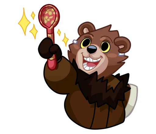 Медвежутка без надписей emoji 🥄
