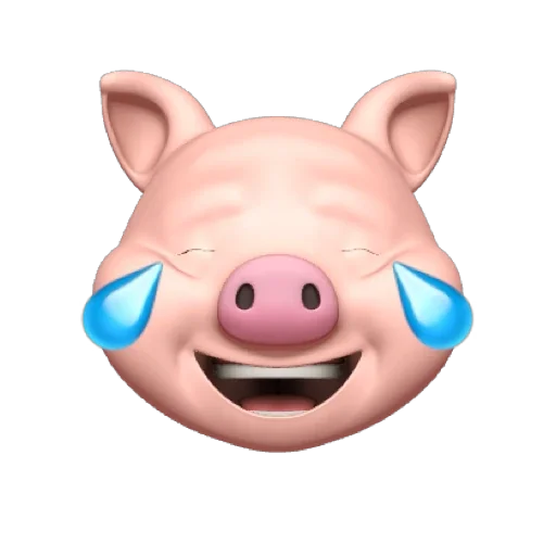 PIG MEMOJI sticker 🤣