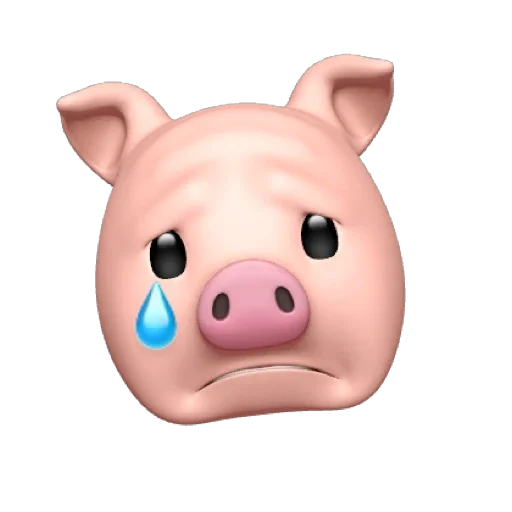 PIG MEMOJI emoji 😢