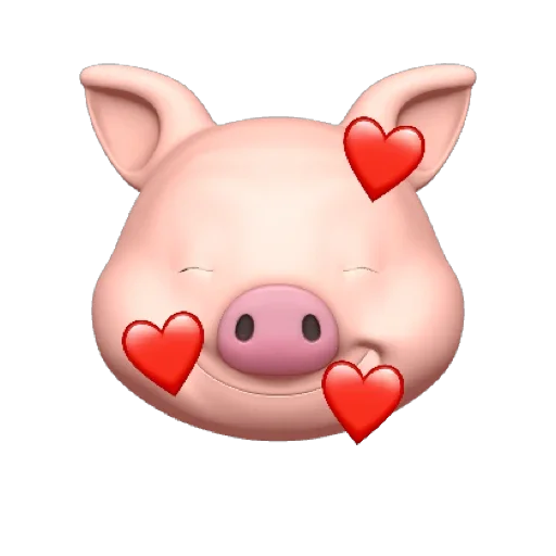 PIG MEMOJI sticker 🥰