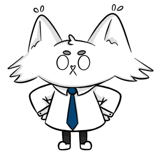 Telegram Sticker «Мяу-Мяу котик Инспурер» 😠