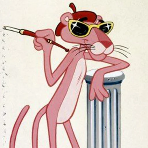 Telegram stikerlari Pink Panther