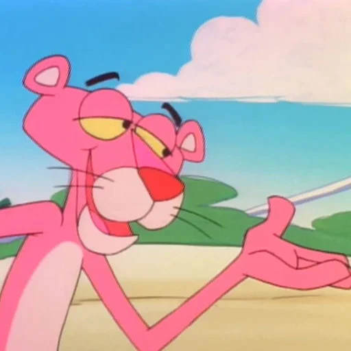 Эмодзи Pink Panther 😊