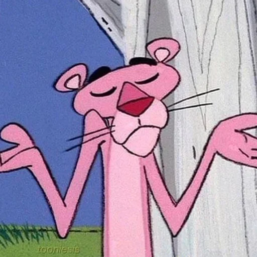 Стикер Pink Panther  🤷‍♂️