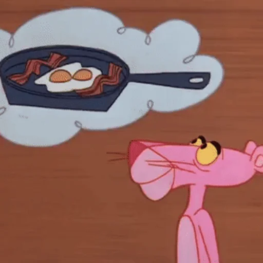 Стикер Pink Panther 🍳