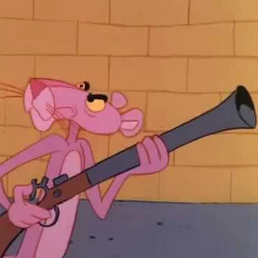 Эмодзи Pink Panther 🔫