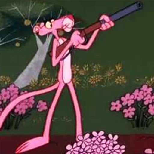Стикер Pink Panther 🔫