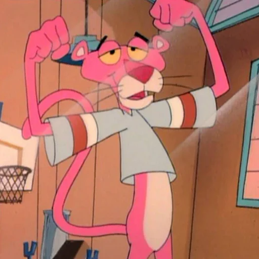 Стикер Pink Panther  💪