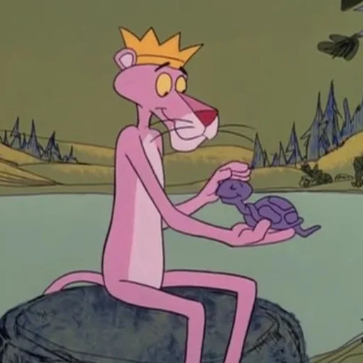 Стікер Pink Panther 🤴