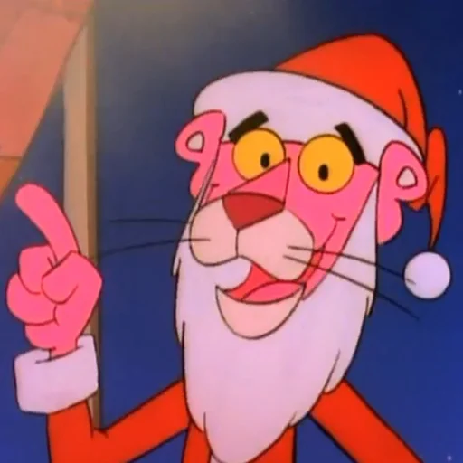 Стікер Pink Panther 🎅