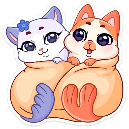 Миу-Мяу и Кусалочка emoji 😌