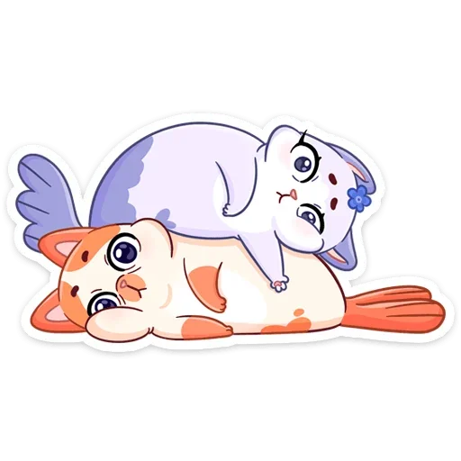 Миу-Мяу и Кусалочка  emoji 🤨