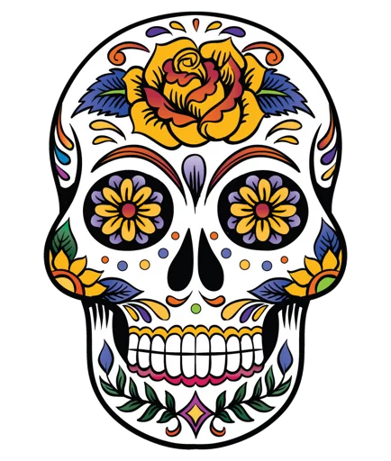 Mexican Skulls emoji 😘
