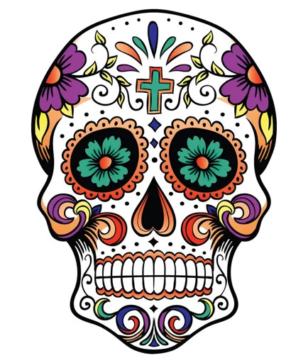 Mexican Skulls emoji 😝