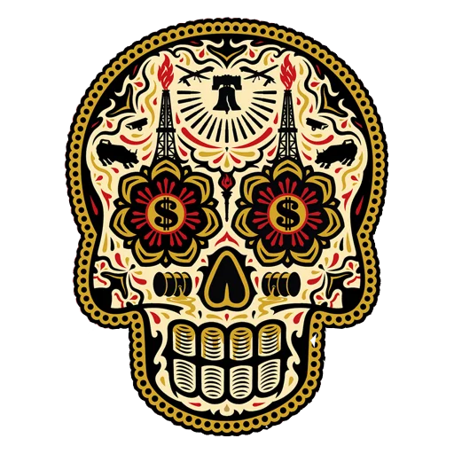 Telegram Sticker «Mexican Skulls» 💲