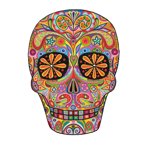 Mexican Skulls emoji 🎉