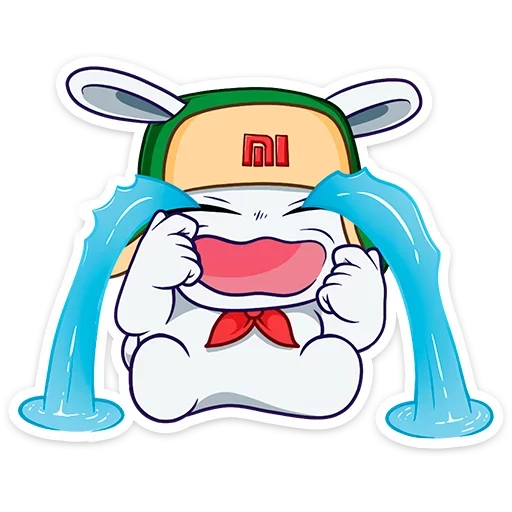 Кролик Mi Rabbit emoji 😭