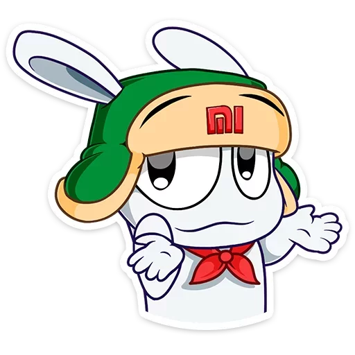 Кролик Mi Rabbit emoji 🤷‍♂