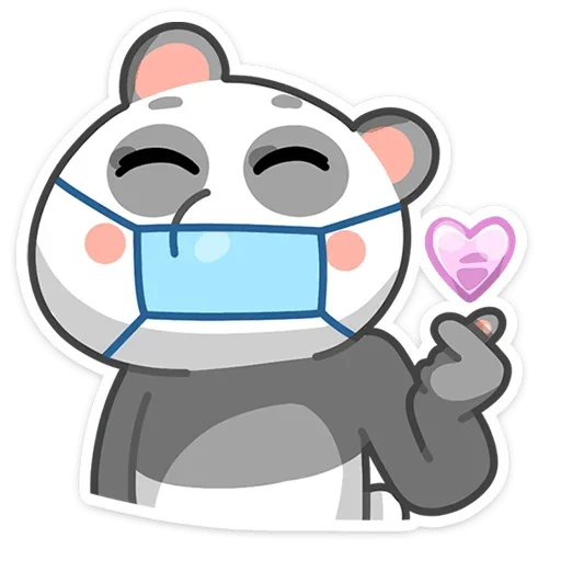 Панда Мия emoji ❤️