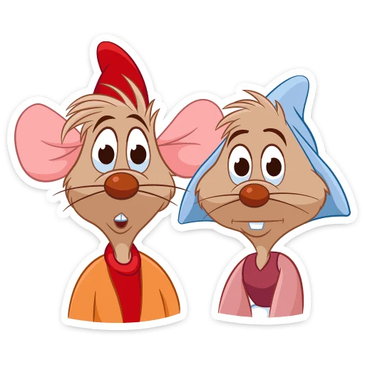 Telegram stiker «Влюблённые мышки» 😳