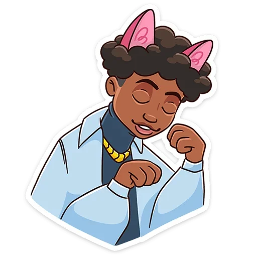 Telegram Sticker «Майк » 😽