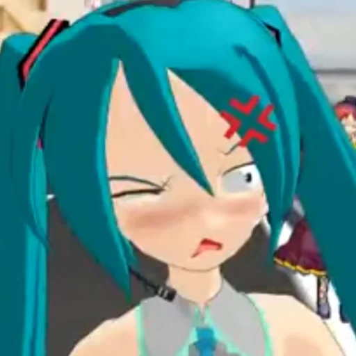 Old MMD Miku emoji 😡