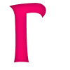 Telegram emoji Розовый шрифт