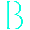 Емодзі телеграм Бирюзовый шрифт