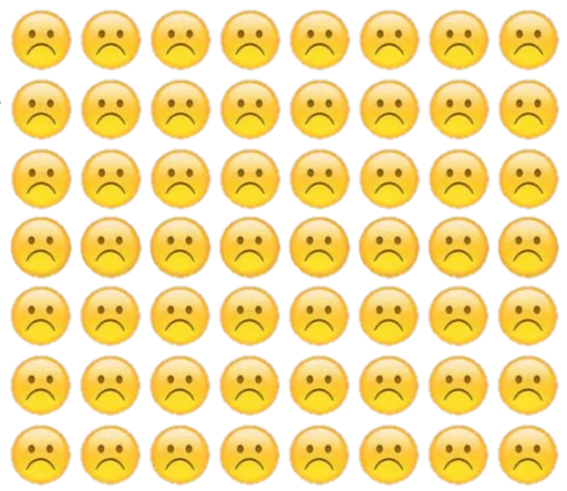 Millions of smiles emoji 😧