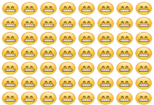 Millions of smiles emoji 😧