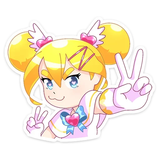Мимико-тян emoji ✌️