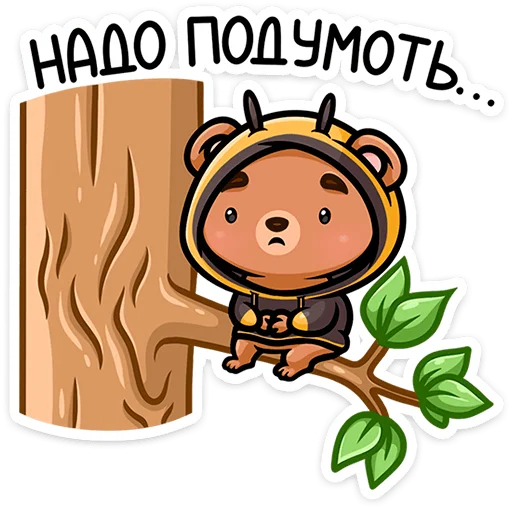 Telegram stiker «Мишаня» 🤔