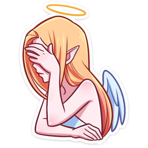 Telegram Sticker «Ангелица» 🤦‍♀️