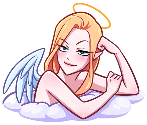 Ангелица без надписей emoji 😏