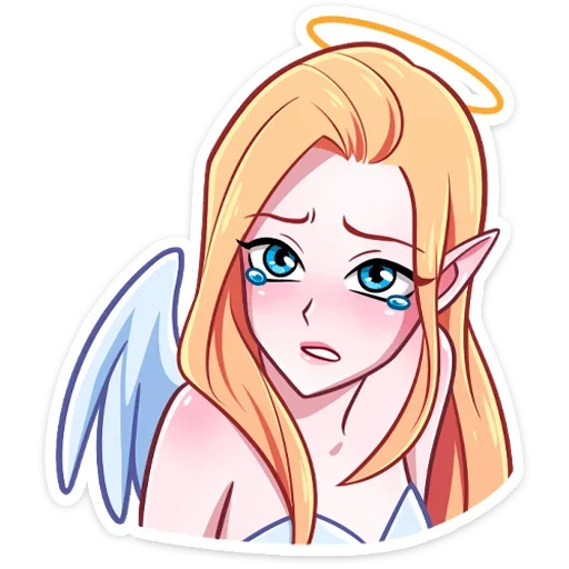 Ангелица без надписей emoji 😰