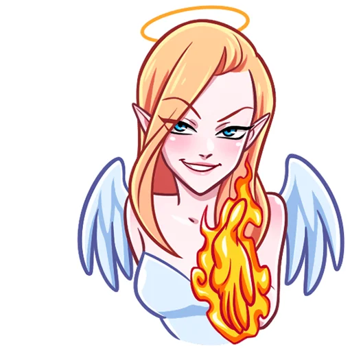 Ангелица без надписей emoji 👼