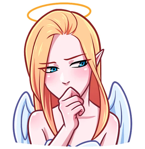 Ангелица без надписей emoji 🤔