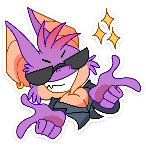 Telegram Sticker «Мицци» 😎