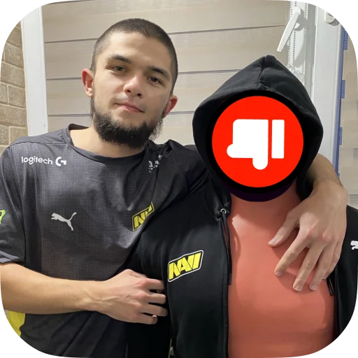 Telegram stiker «MMA & BSTICKERS» 👎